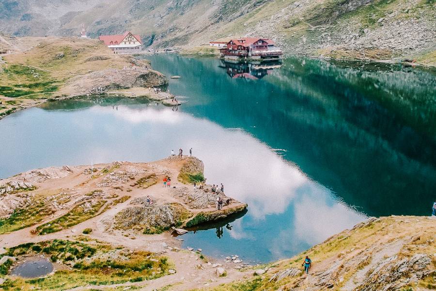 Balea Lake in Romania