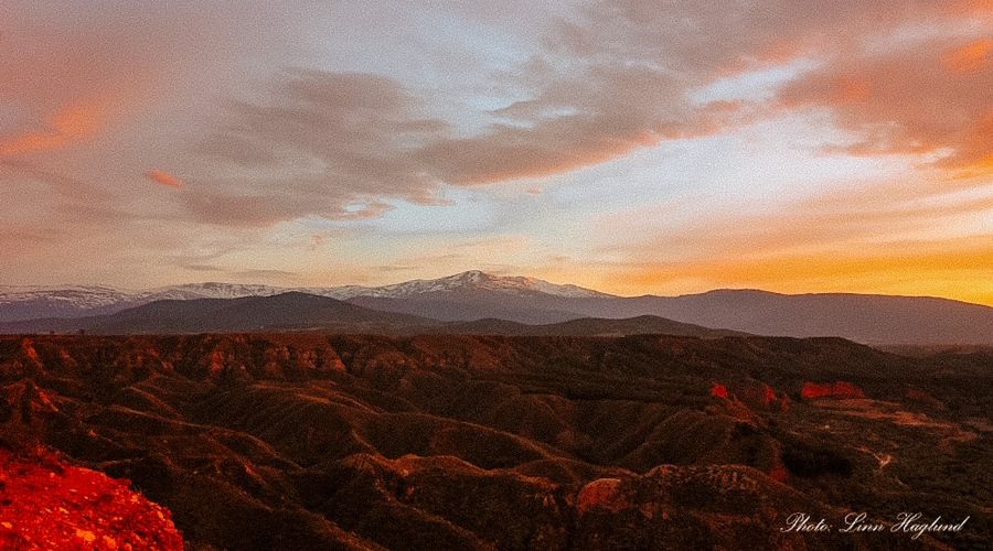 Sunset at Mirador del Fin del Mundo Guadix 