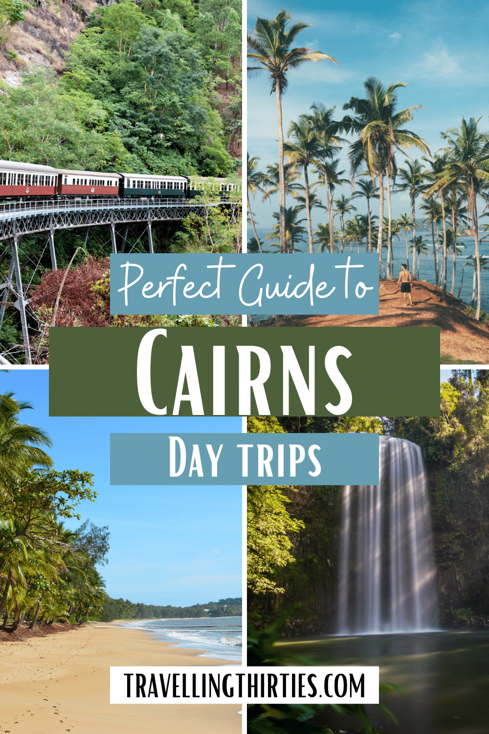 Pinterest graphic for Cairns Day Trips