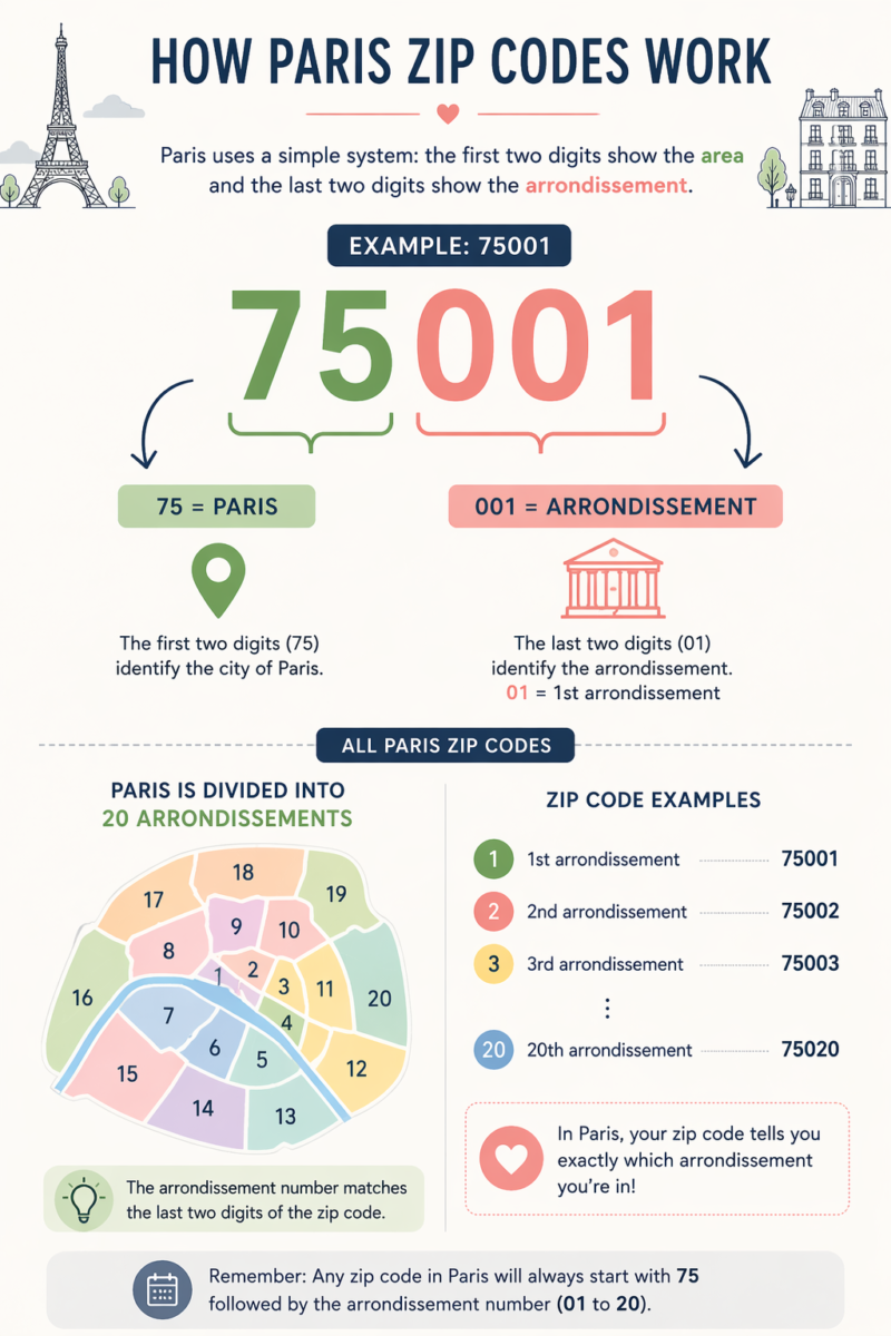 Paris Setback Code Paris Zip Code: Full List + Map by Arrondissement